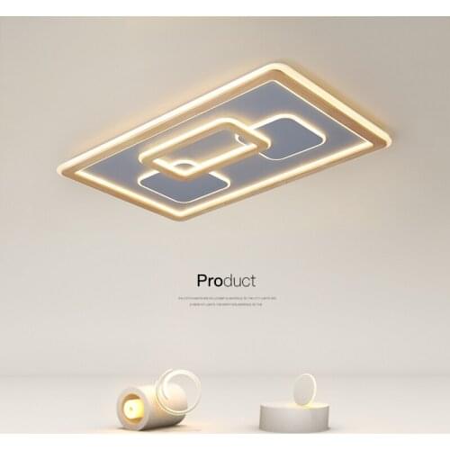 Round/Square/Rectangle Shape Minimalist Fashion Lamps Modern LED For Living Room Bedroom Kitchen Simple Style