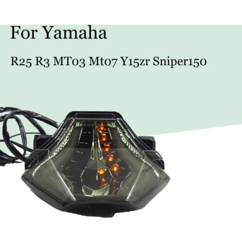 For Yamaha R25 R3 MT03 Mt07 Y15zr Sniper150 Modified Led Modification Stop Lamp Motorcycle Brake Light Motorcycle Accessories