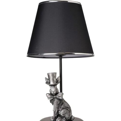 Hmydesign New Season Gift Decorative Bedroom Living Room Office Home Table For Magic Hat Rabbit Figured Feet Lampshade Silver