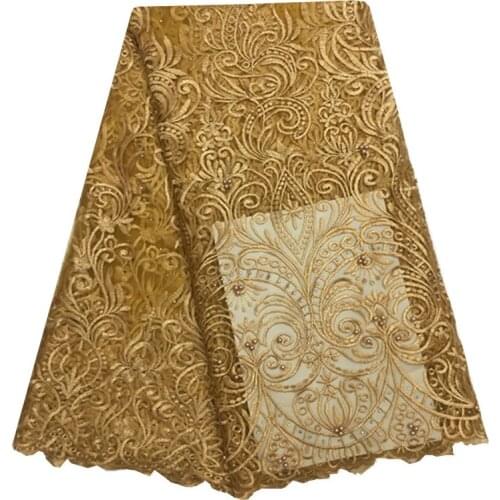Special sale African Tulle Lace FabricHigh Quality Lace Material Net French Embroidery Nigeria Lace Beaded Fabric