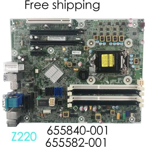 655840-001 For HP Z220 Workstation SFF Desktop Motherboard 655582-001 655840-501 655840-601 Mainboard 100% tested fully work