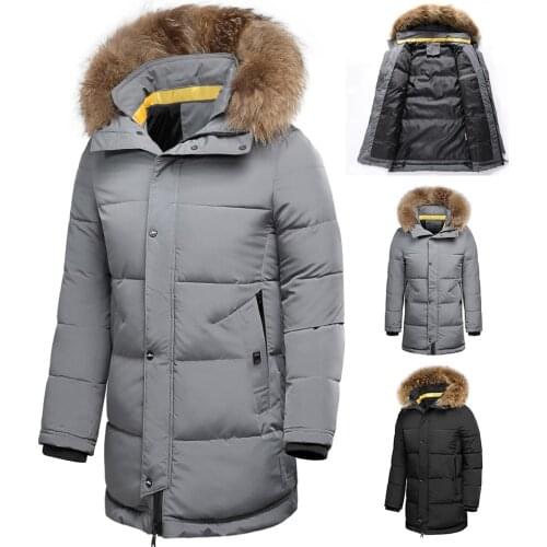 ALIKSADA Men's Long Parkas
