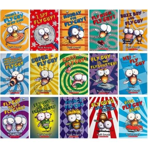 New Random 5 books English Usborne books for Children kids Picture Books Baby famous The Fly Guy series Fun reading story Book