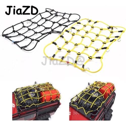 1/10 Scale RC Rock Crawler Elastic Bungee Luggage Rack Net Yellow ForTraxxas TRX-4 D90 SCX10 90046 KM2 RC Car Accessories