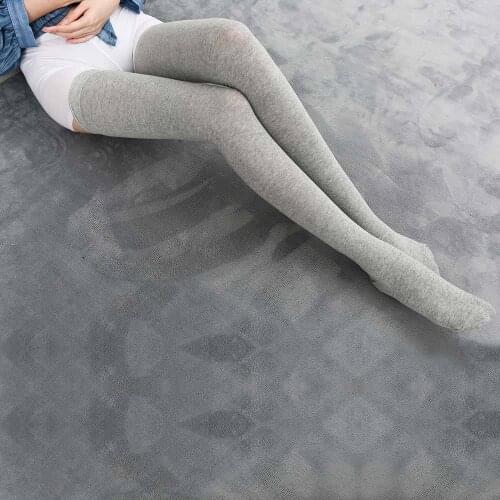 1 Pair Tall Women Cotton Thigh Socks Over the Knee Lengthen 80cm High Tops Socks Antumn Winter leg warmers women boot socks