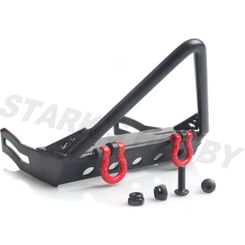 RC Car Metal Front Bumper Stinger for 1/10 RC Crawler Axial SCX10 90046 Traxxas TRX4 D90 CC01 Upgrade Parts