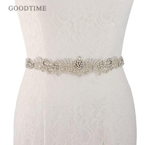 Fashion Wedding Belts Leaf Wedding Dress Bridal Rhinestone Belt Party Bridesmaid Girdle Trendy Lady Accessories for Dress up