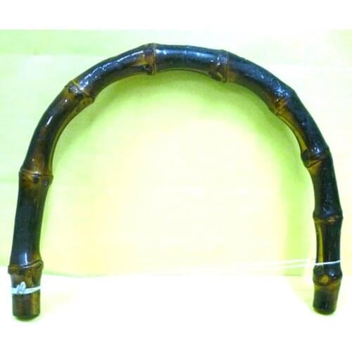 Nature Bamboo Purse Handles in 16 cm