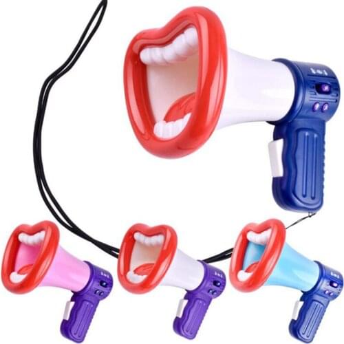 Fancy funny Innovative Big Mouth Voice Loudspeaker Multi Voice Changer Creative Funny Voice-changing Stress Reliever For Child