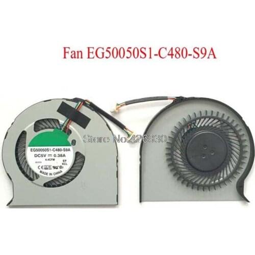 Laptop CPU Cooling Fan For DELL For Latitude E7450 P40G EG50050S1-C480-S9A EG50040S1-C490-S9A DC5V 0.4A new