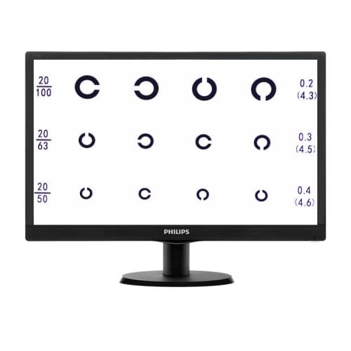 Glasses optometry equipment 19 inch LCD vision chart projector computer vision table tester