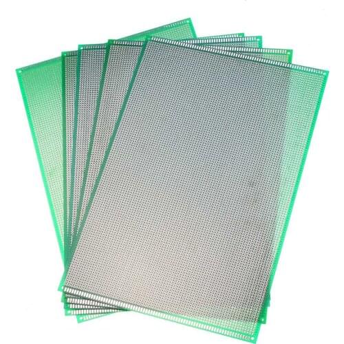 5pcs 20x30cm FR-4 2.54mm Single Side Prototype PCB Printed Circuit Board