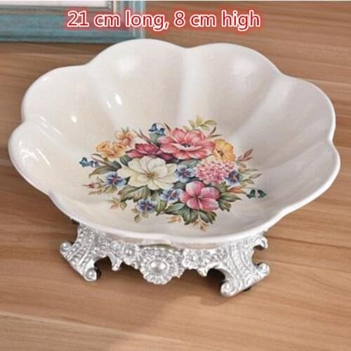 European-style household dried fruit tray, snack tray, home office restaurant desktop decoration crafts