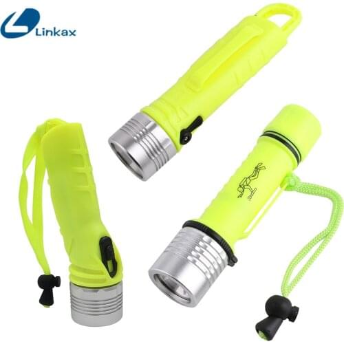 Portable Aluminum T6 XM-L XPE LED Diving Flashlight Body Underwater light Waterproof Torch lamp Hunting Camping Diver lighTing