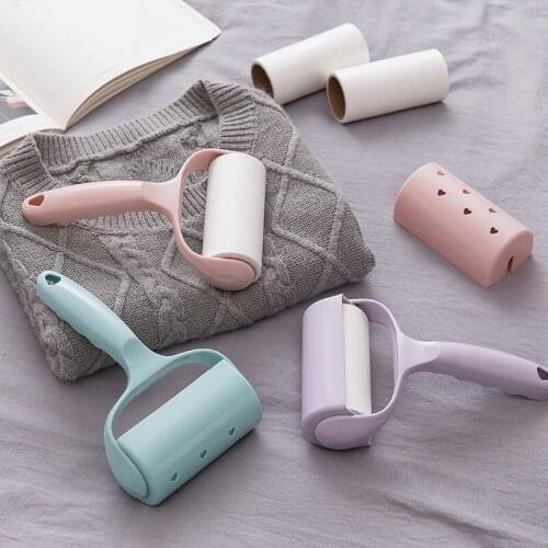 Roller Sticking Device Clothes Coat Sticky Lint Roller Dog Pet Hair Remover Mini Portable Cleaning Tools