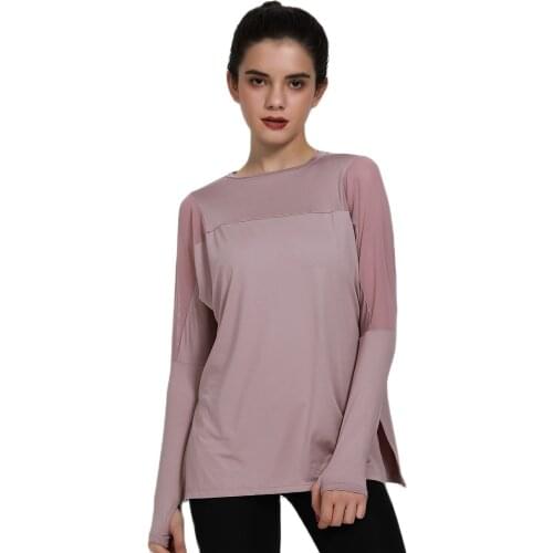 Mesh Quick Dry Sport Top Women Loose Fitness Shirts Short Sleeve Sports T-shirt Yoga Top Workout Running Femme Gym Top
