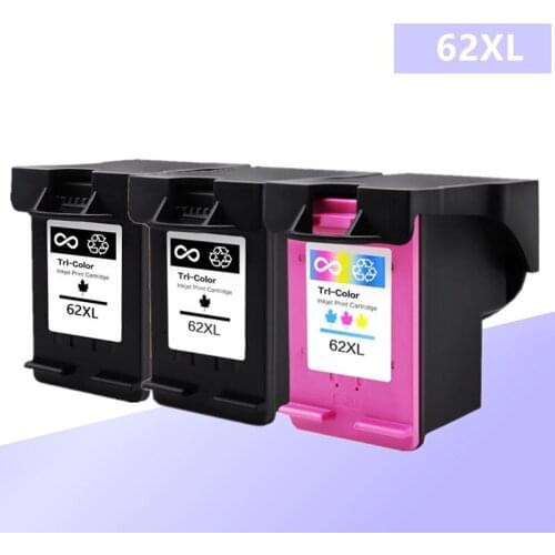 Compatible Ink Cartridge 62XL for hp 62 xl for hp62 for HP Envy 5540 5640 7640 5646 5541 5740 5742 5745 200 250 printer