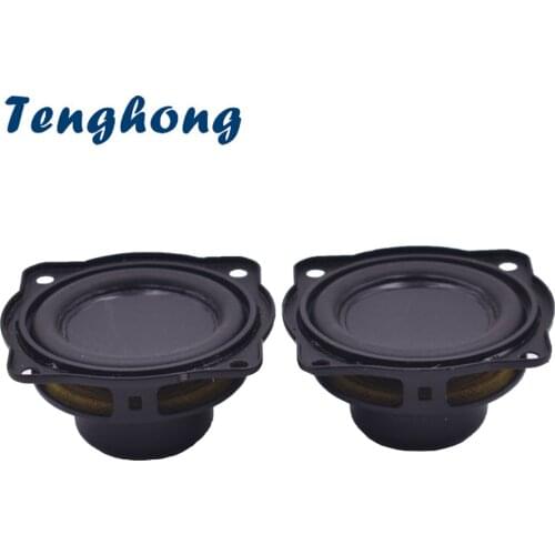 Tenghong 2pcs Waterproof Speaker 4Ohm 5W Homemade Bluetooth Full Range Small Speaker Unit For Home Theater Loudspeaker DIY 40MM