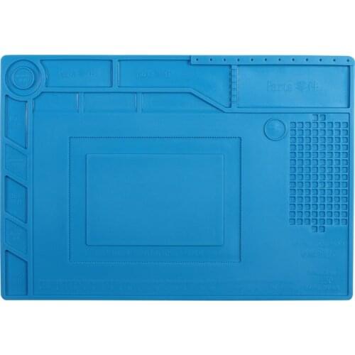 Heat Resistant Silicone Soldering Mat Hot Air Gun BGA Insulation Pad Desk Mat Soldering Station Repair Tools Kit