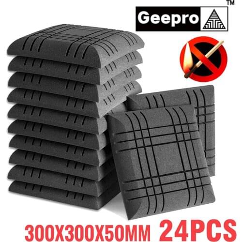 Geepro 300x300x50mm Acoustic Foam Soundproofing Acoustic Panel Noise Isolation for Studio Acoustic Isolator Soundproof Foam