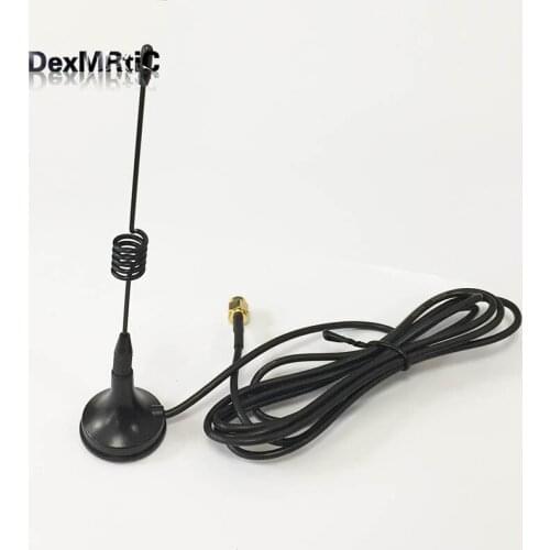 2.4Ghz 5dbi sucker antenna wifi wireless module ZigBee booster aerial 1.5m cable SMA male