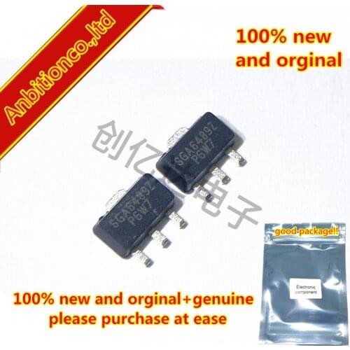 5pcs 100% new original SGA6489Z SOT-89 DC to 3500MHz, CASCADABLE SiGe HBT MMIC AMPLIFIER in stock
