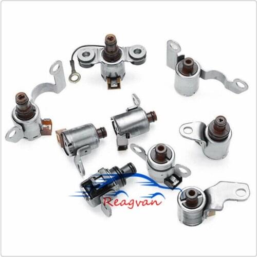 9PCS Transmission Shift Solenoid Gearbox Kit 09A 5F31 For VW Jaguar Land Rover JF506E
