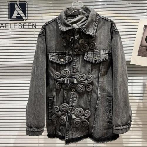 AELESEEN Womens Denim Jackets