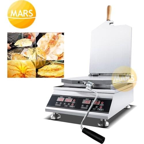 Freshly Made Prawn Squid Cracker Pancake Machine Japanese Tako Senbei Maker Seafood Octopus Shrimp Fossil Rice Crackers Baker