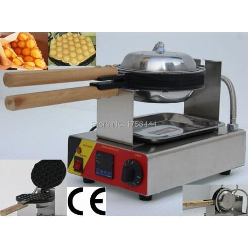 Free Shipping Commercial Use Non-stick 110v 220v Electric Digital Hongkong Eggettes Bubble Waffle Maker Iron Machine Baker Pan
