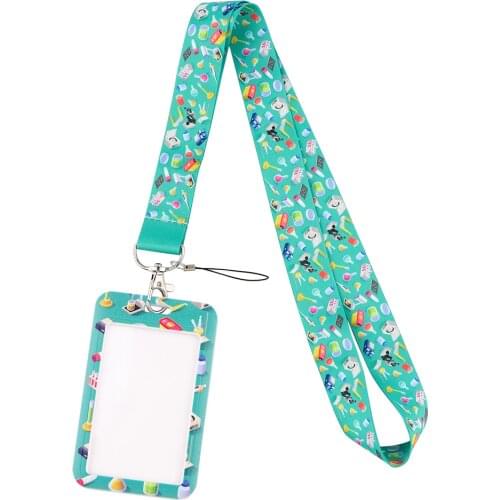 DB650 Chemistry Cartoon Neck Strap Lanyard Keychain cell phone ID Badge Holder Rope Keychain Keyring Ccosplay Accessory Gift
