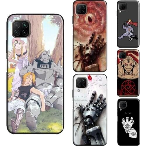 Fullmetal Alchemist Case For Huawei P30 Pro P20 P40 P Smart 2021 2019 Nova 5T Honor 10 Lite 8A 8X 9X 10i Cover