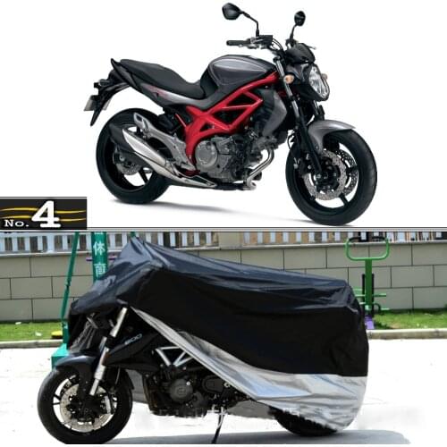 MotorCycle Cover For Suzuki SFV650 WaterProof UV Sun Dust / Rain Protector Cover Made of Polyester Taffeta