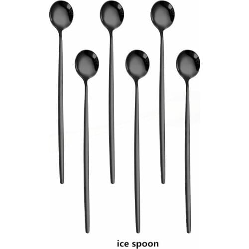 Home Tableware Set Stainless Steel Cutlery Set Western Cutlery Set 6Piece Spoons Forks Knifes Dinnerware Silverware Flatware