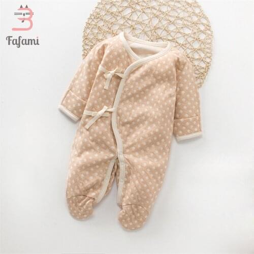 Fafami Brand Baby Rompers Long Sleeves Cotton Newborn Baby Clothing Fashion Baby boy girl Pajamas Infant bebe Clothes jumpsuit