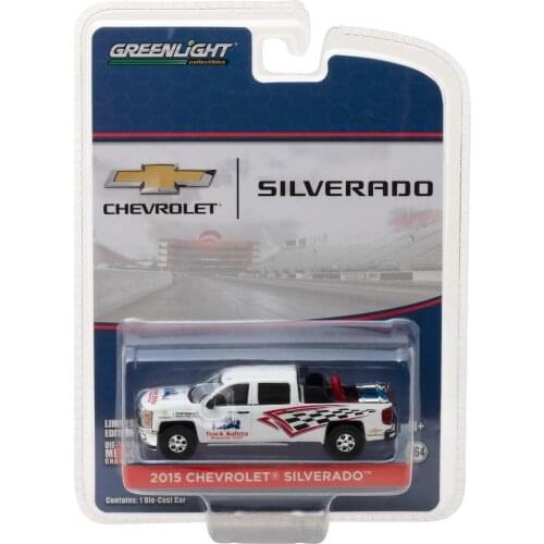 GreenLight 1:64 2015 Chevrolet Silverado boutique alloy car toys for children Model original box