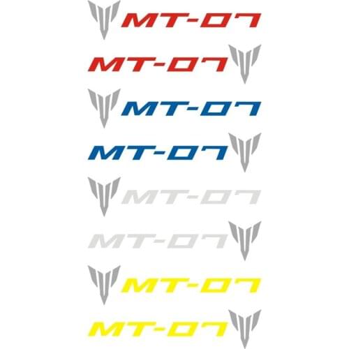 K-sharp motorcycle decorative body LOGO reflective stickers for YAMAHA MT-07 2 * pieces