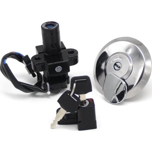 Motorcycle Ignition Switch Fuel Gas Tank Cap Cover Seat Lock Key Set Kit For Honda XR125L CLR125 City Fly 35010-KFT-620