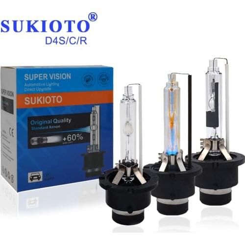 SUKIOTO 35W HID Xenon Bulb D4S D4R D2R D2S 3000K-8000K D1S D3S For 90981-20024 20005 90981-20008 90981-20013 Xenon HID Headlight