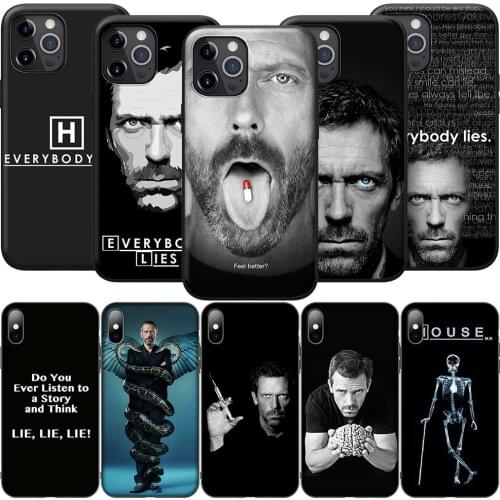 GX94 House Pilot Everybody Lies Silicone Soft Case for iPhone 12 Mini 11 Pro XS Max XR X 8 7 6 6S Plus 5 5S SE 2020