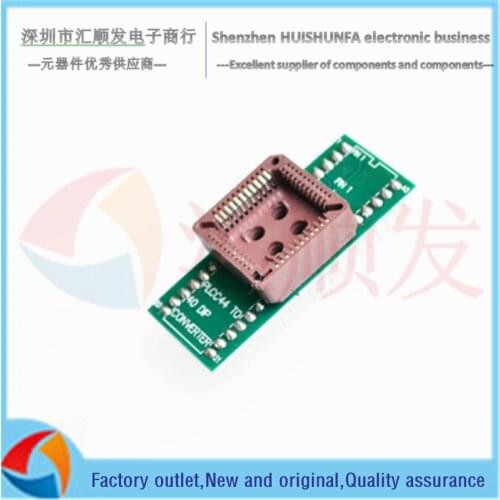 New IC test seat adapter adaptor seat conversion seat burning seat PLCC44 to DIP40