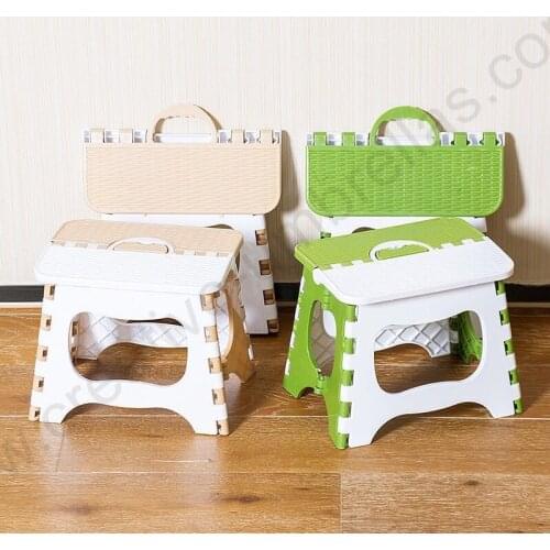 Portable folding bench portable Mazar plastic folding car chair simple small stool outdoor fishing adult childrens home using