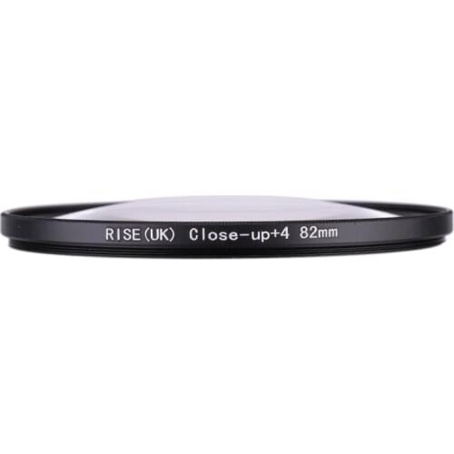 RISE(UK) 82mm Close-Up +4 Macro Lens Filter for Nikon Canon SLR DSLR Camera