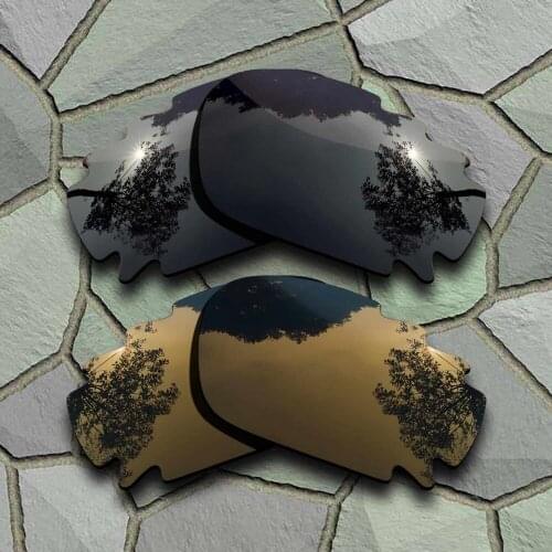 Grey Black&Bronze Copper Sunglasses Polarized Replacement Lenses for Oakley Jawbone Vented