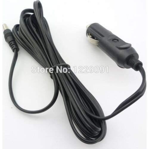 12v Car Cigarette Lighter Socket Plug Adapter Charger male port with 3m power line