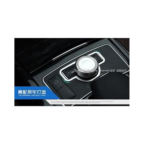 Alloy Console Interior Media Switch Cover Trim For Benz W212 E-Class 2010-2012