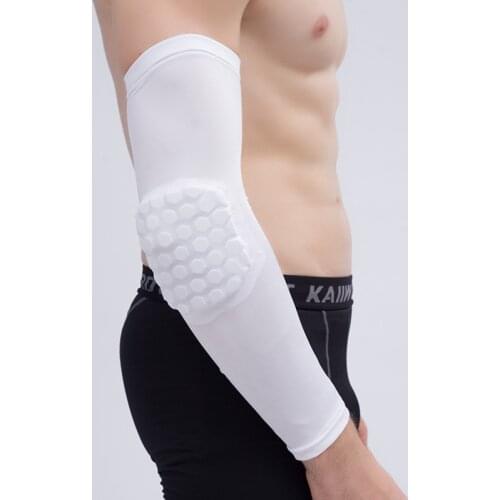 Sport Elbow Pad Arm Sleeve Protection Compression Basketball Elbow Support Arm Protector Anti-slip Stretchy Arm Sleeves