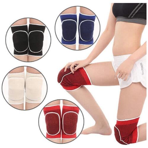 Unisex Knee Sleeves 2 PC Breathable Sponge Knee Pads 1 Set Support Brace Socce Sports Climbing Riding Protectors