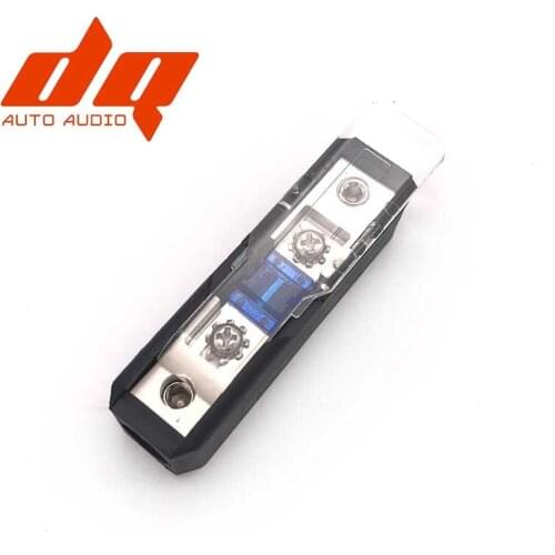 60A 80A 100A Universal Car Auto Vehicles Audio Amplifier 60A 4GA 1 in 1 ways Out Fuse Holder Fuse Box ABS Plastic+Zinc Alloy
