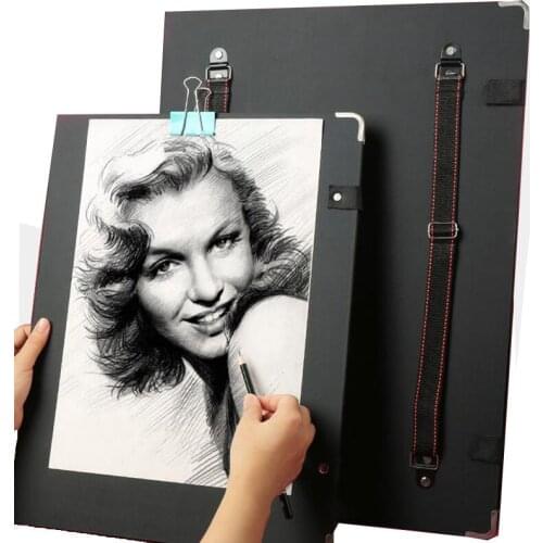 Waterproof Multifunction Sketch Clip 4K Shoulders Drawing Board 6k 8k Childrens Sketchpad Large Capacity Art Folder Accessory